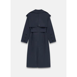 Mint Velvet Washed Navy Trench Coat